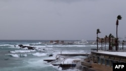 Pantai barat Siprus, Paphos, 11 Januari 2022. (Etienne TORBEY / AFP)