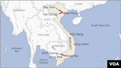 Map of Vietnam