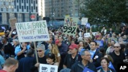 Οι «Καταληψίες της Wall Street» ξανά στους δρόμους
