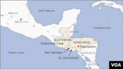 Guatemala, Honduras and El Salvador