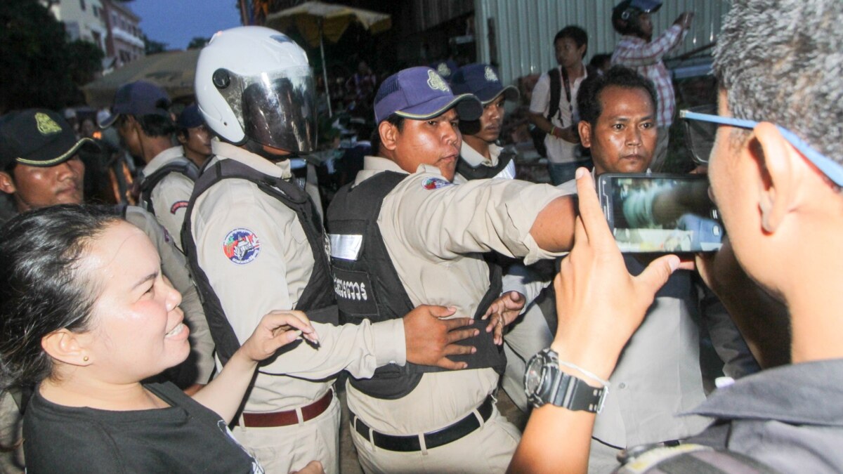 Activists Detained In Cambodia Demonstrations