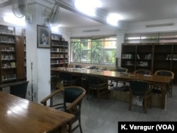 The library at the Islamic Cultural Center in South Jakarta, Indonesia. It includes an extensive library of Shia texts in Bahasa Indonesia.