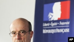 French Foreign Minister Alain Juppe (file photo)