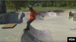 Jamone "Psycho" Mckenzie skating with the Milk Squad