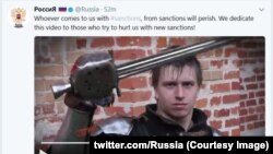 Кадр з відео оприлюдненого на twitter.com/Russia