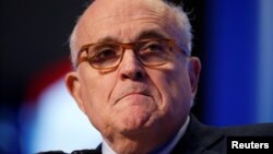 Rudy Giuliani, an attorney for President Donald Trump, says even if special counsel Robert Mueller's lawyers found credible evidence of criminal wrongdoing, they would not act to indict the sitting president.