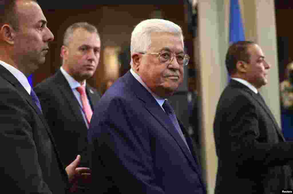 Fələstinlilərin prezidenti Mahmud Abbas BMT-nin Baş Assambleyasında &nbsp;