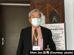 台湾财讯杂志社长谢金河（陈筠摄）