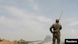 Tentara pemerintah Suriah di Damaskus (FOto: ilustrasi)