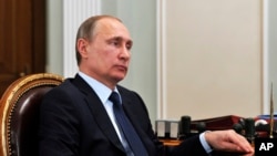 俄羅斯總統普京 (資料照片)