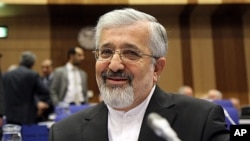 FILE - Iran's Ambassador to the International Atomic Energy Agency, IAEA, Ali Asghar Soltanieh, March 6, 2013.