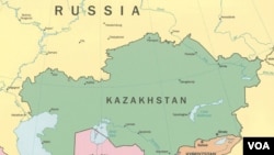 Central Asia map