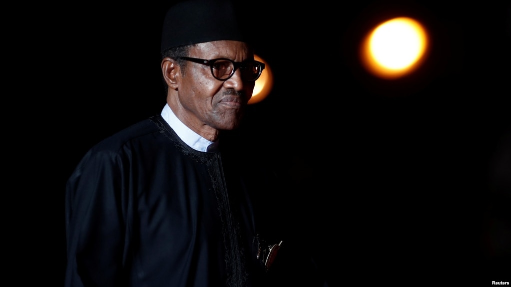 Le président nigérian Muhammadu Buhari