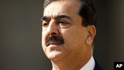 Pakistan's Prime Minister Yusuf Raza Gilani