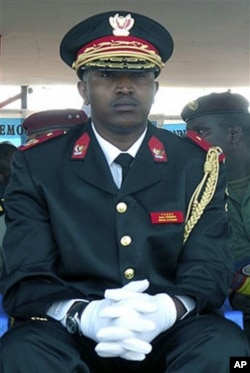 Former Congolese warlord Bosco Ntaganda in his national army uniform, before becoming a rebel general, attends the 50th anniversary celebration of Congo's independence in Goma in eastern Congo, June 2010. (file photo)