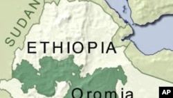 Ramani ya eneo la Oromia Ethiopia