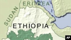 FILE: Map of Ethiopia showing Oromia region. Uploaded July 3, 2012