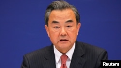 တရုတ်နိုင်ငံခြားရေးဝန်ကြီး Wang Yi 