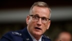 Tư liệu - Tướng Không quân Terrence O’Shaughnessy phát biểu trong một phiên điều trần trước Ủy ban Quân vụ Thượng viện trong Điện Capitol ở Washington, ngày 17 tháng 4, 2018.