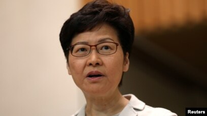 香港特首承认民众不满政府要反省但拒绝作出新让步