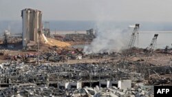 Posledice eksplozije u luci u Bejrutu, 5. avgusta 2020. (Photo by ANWAR AMRO / AFP) 