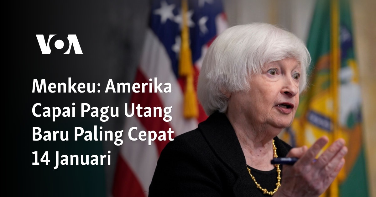 Amerika Capai Pagu Utang Baru Paling Cepat 14 Januari