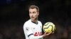 Christian Eriksen de Tottenham lord d'un match contre Norwich City, Angleterre, le 22 janvier 2020. (Photo by Adrian DENNIS / A