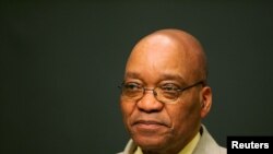 Jacob Zuma, président sud-africain au Cap, Afrique du Sud.