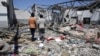 خرابی های پس از حمله به یک بازداشتگاه ویژه آوارگان در حومه لیبی - ژوئیه ۲۰۱۹