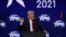 FILE - Former U.S. President Donald Trump speaks at the Conservative Political Action Conference in Orlando, Fla., Feb. 28, 2021.