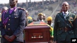 Zimbabwe Mugabe burial