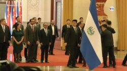 Reacción en El Salvador por acuerdos con China