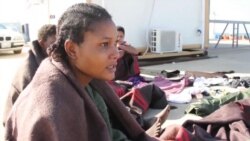 Rescued Nigerian Woman Stranded at Tripoli Harbor, Tripoli, Libya