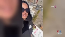 دعوت خواهر نگار عجم برای حضور مردم در مراسم چهلم او بر سر مزارش