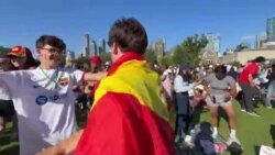 تماشای فینال جام‌جهانی در دانشگاه تورنتو