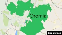 Oromia map