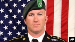 Sgt. Maj. James G. "Ryan" Sartor is seen in an undated photo provided by the U.S. Army Special Operations Command. 