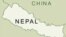 Map of Nepal.