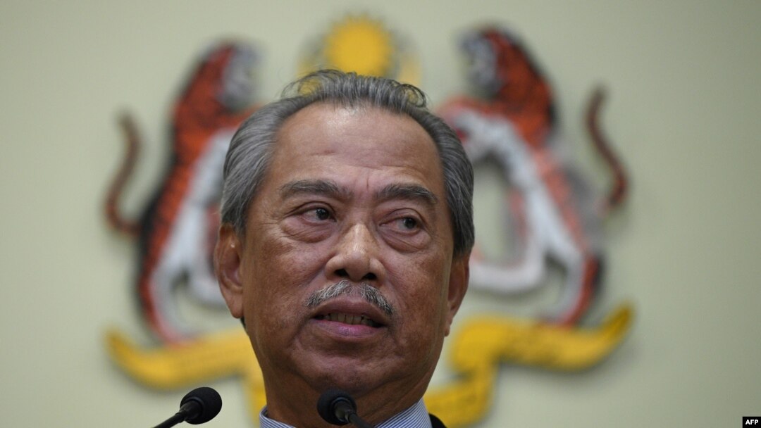PM Malaysia Muhyiddin Yassin di kantor Perdana Menteri di Putrajaya, Malaysia, 9 Maret 2020. (Foto: dok).
