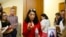 Susan Bucher, Supervisor of Elections speaks to the media at the Palm Beach County Supervisor of Elections office, Nov. 14, 2018, in West Palm Beach, Florida. 