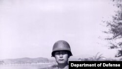 1950년 대구에서의 백선엽 장군.