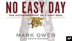 Bìa quyển sách "No Easy Day" sắp xuất bản