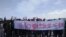 6月23日，中国青海海南藏族自治州共和县藏族牧民举行抗议活动，反对政府强征土地、破坏房产等。（照片由自由西藏运动提供）