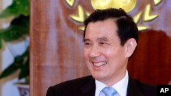 Presiden Taiwan Ma Ying-jeou di Taipei, Taiwan (5/11).