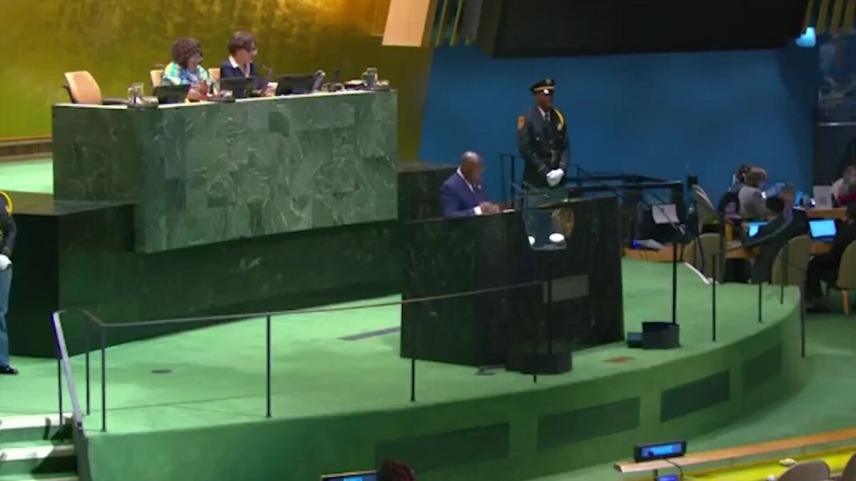 Ghana’s President Nana AkufoAddo addresses UNGA