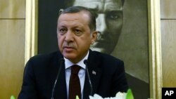 Shugaban Turkiya Recep Tayyip Erdogan