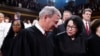 FILE - Chief Justice of the Supreme Court John Roberts chats with Associate Justice Sonia Sotomayor in the House of Representatives ahead of US President Joe Biden's third State of the Union address in the US Capitol in Washington, March 7, 2024. 