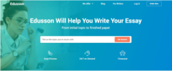 Edusson is one of the many websites that offer expert writers to craft essay and more for college students.