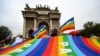 Thousands gather in Milan, Italy, for a demonstration calling for an end to all global conflicts, Oct. 26, 2024.