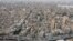이집트 카이로를 상공에서 찍은 장면. 